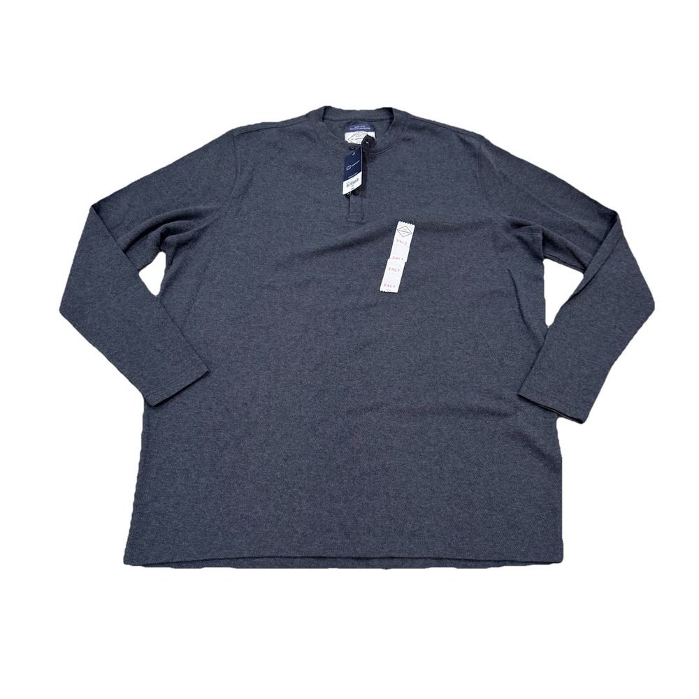 St John's Bay Super Soft Long Sleeve Shirt Charcoal 2XLT NWT‎